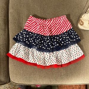 American flag skirt